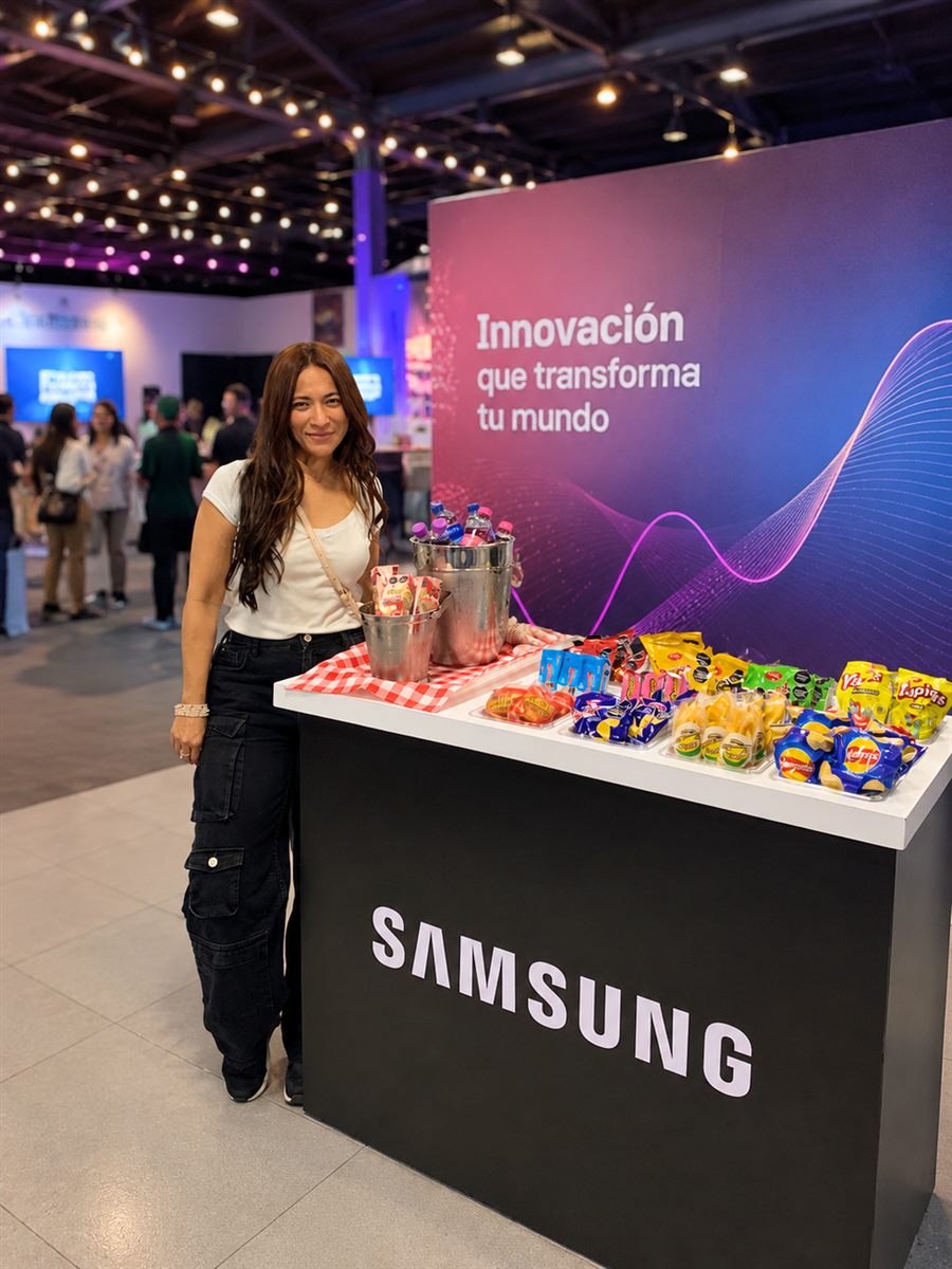 Estación de bebidas y snacks